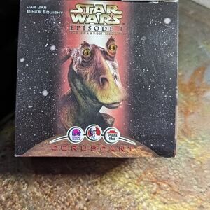 Jar Jar Binks Squishy Star Wars Episode 1 Taco Bell KFC Pizza Hut NEW Vintage